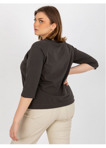 Tmavosivé tričko s potlačou