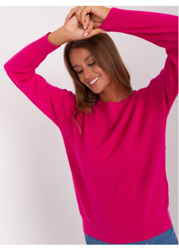 Fuchsiovo ružový dámsky sveter