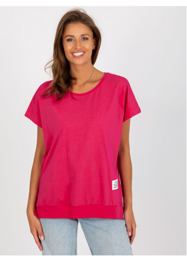 Fuchsiovo ružové tričko