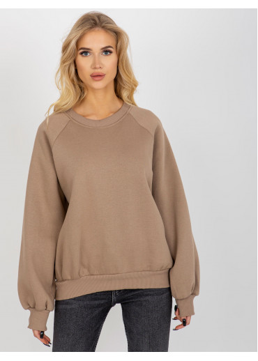 Béžovo hnedá mikina