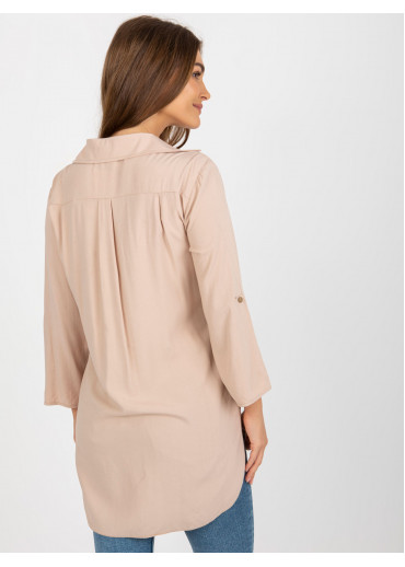 Béžovo hnedá košeľa