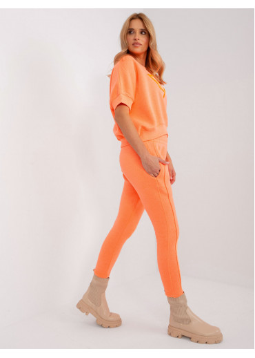 Oranžový teplákový komplet