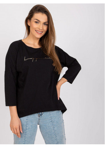 Čierne tričko s potlačou