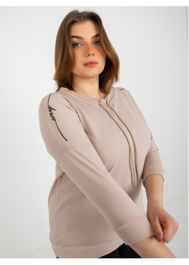 Béžovo hnedé tričko