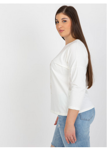 Smotanovo biele tričko s potlačou