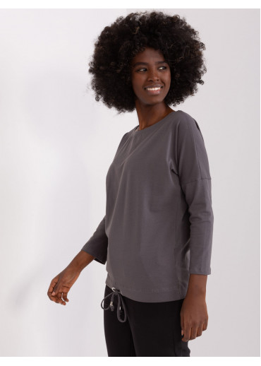 Grafitovo sivé tričko