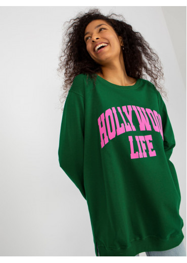 Zelená mikina Hollywood
