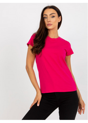 Fuchsiovo ružové basic tričko