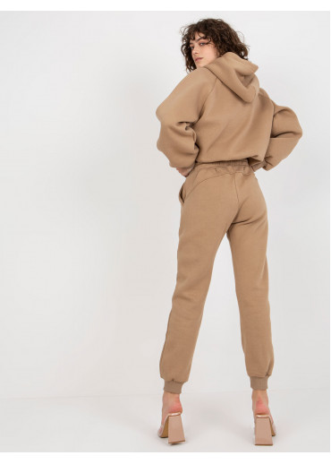 Béžovo hnedá tepláková súprava