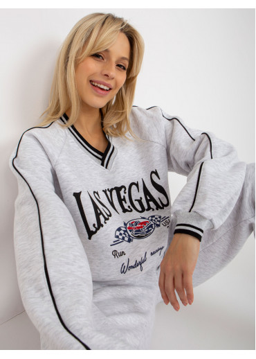 Sivá tepláková súprava