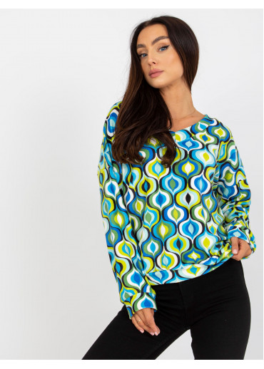 Zelené vzorované tričko