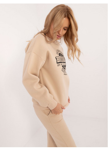 Hnedá dámska mikina