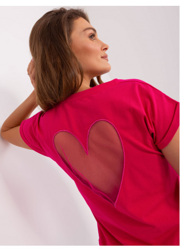 Fuchsiovo ružové tričko