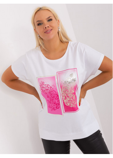 Ružové tričko s potlačou