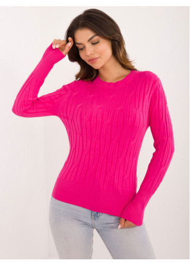 Fuchsiovo ružový dámsky sveter