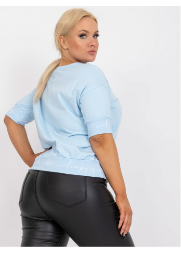 Svetlomodré tričko