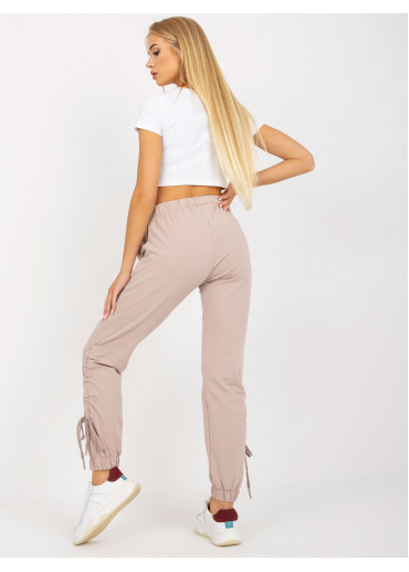 Béžovo hnedé tepláky