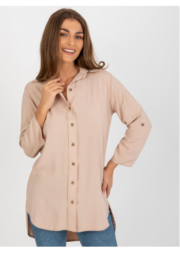 Béžovo hnedá košeľa