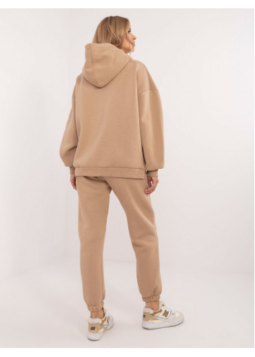 Béžovo hnedá tepláková súprava