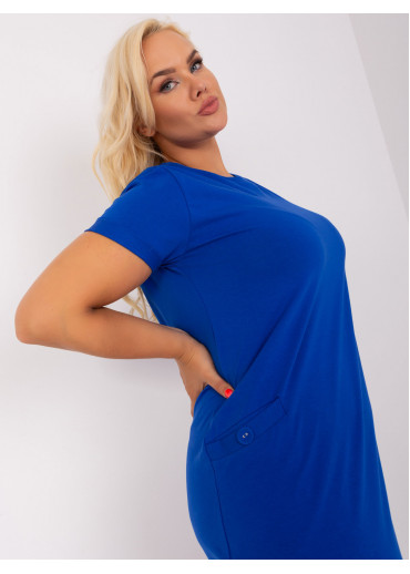 Kobaltovo modrá tunika