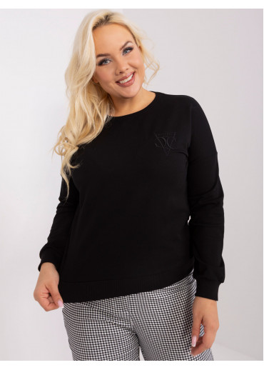 Čierne tričko s dlhým rukávom