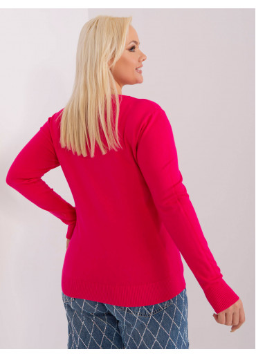 Fuchsiovo ružový pulóver