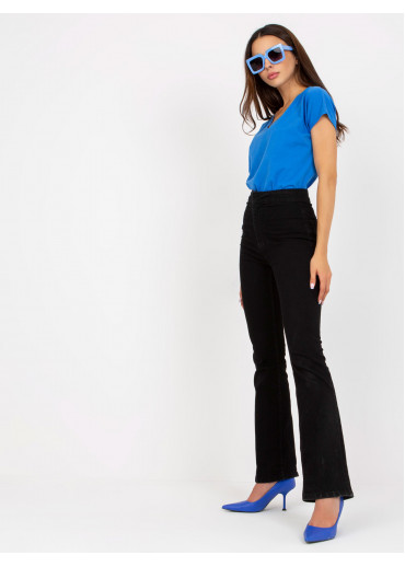 Modré basic tričko