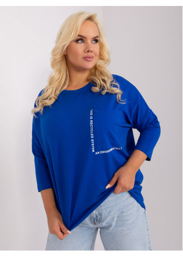 Kobaltovo modré tričko