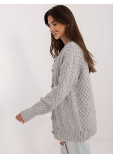 Sivý dámsky sveter