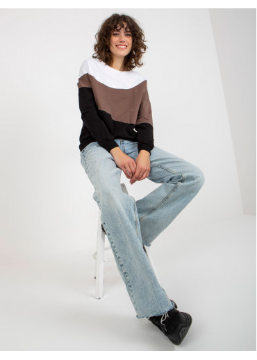 Viacfarebná dámska mikina