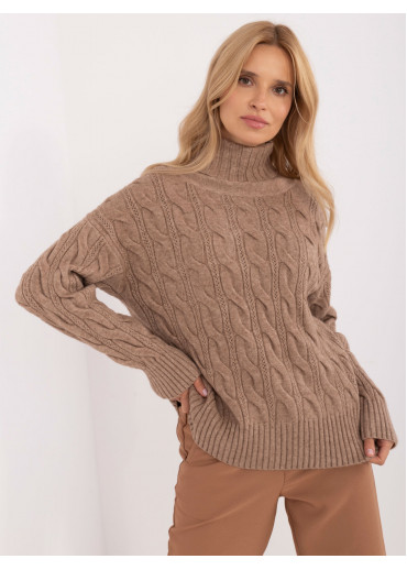 Tmavohnedý dámsky rolák