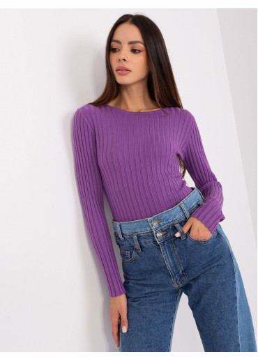 Fialové tričko s dlhým rukávom