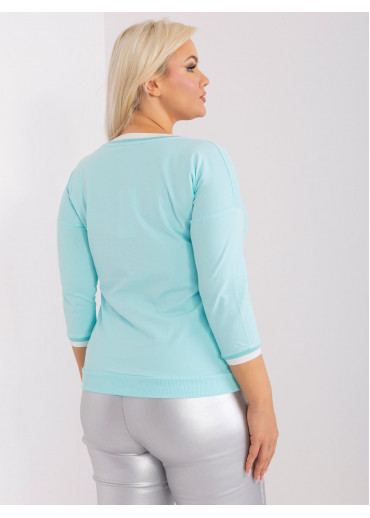 Svetlozelené tričko s 3/4 rukávom