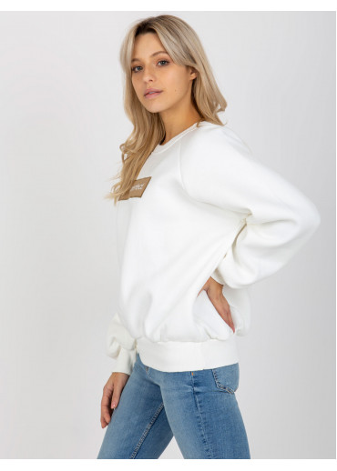 Smotanovo biela mikina Not perfect