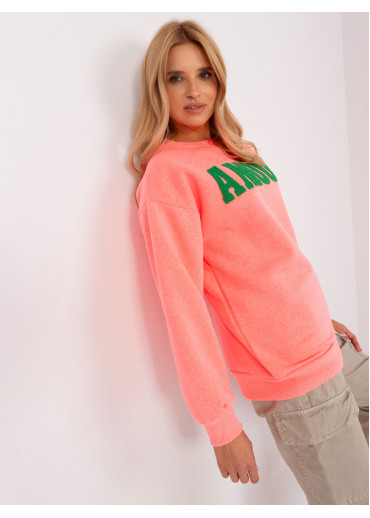 Neónovo ružová mikina