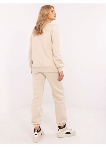 Béžovo hnedá tepláková súprava s hviezdou