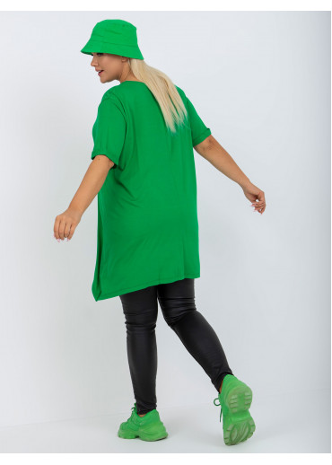 Zelená tričková tunika