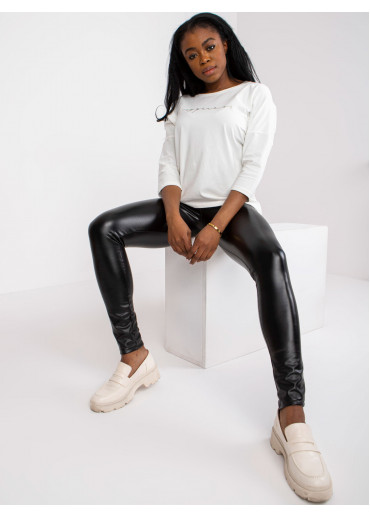 Smotanovo biele tričko s potlačou