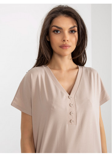 Béžovo hnedé tričko