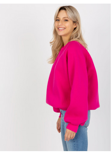 Fuchsiovo ružová mikina