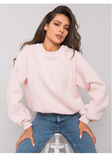 Púdrovo ružová mikina