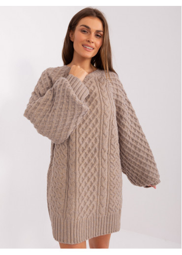 Béžovo hnedý sveter