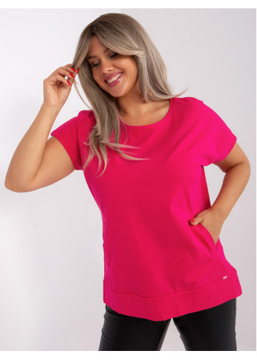 Fuchsiovo ružové tričko