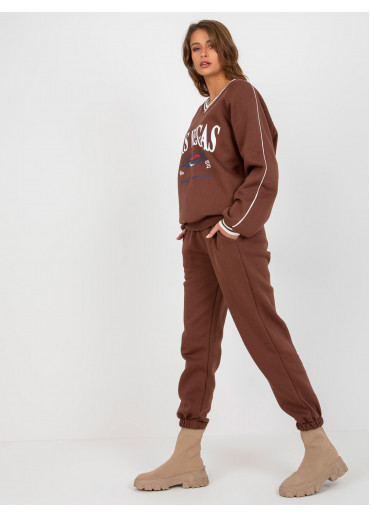 Hnedá tepláková súprava