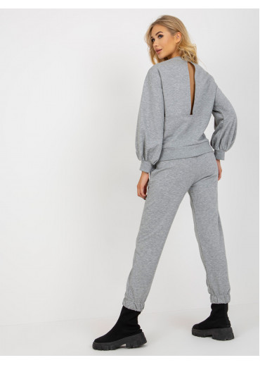 Sivá tepláková súprava