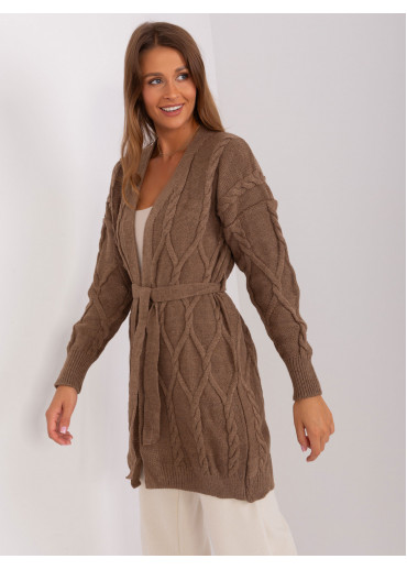 Hnedý kardigán