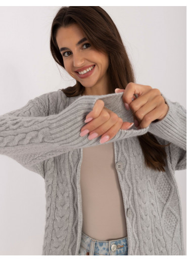 Sivý dámsky sveter