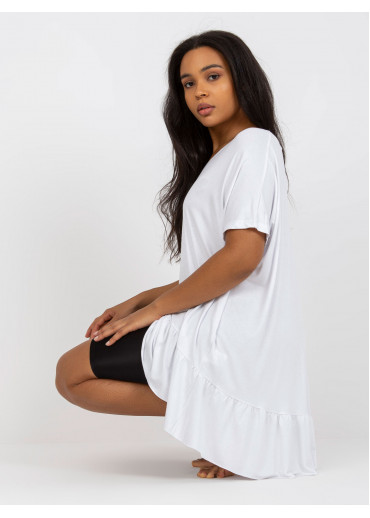 Biela tričková tunika