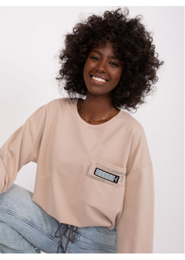 Béžovo hnedé tričko