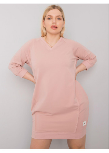 Tmavopúdrovo ružová tunika